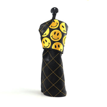 Emoji Black Golf Head Cover Set